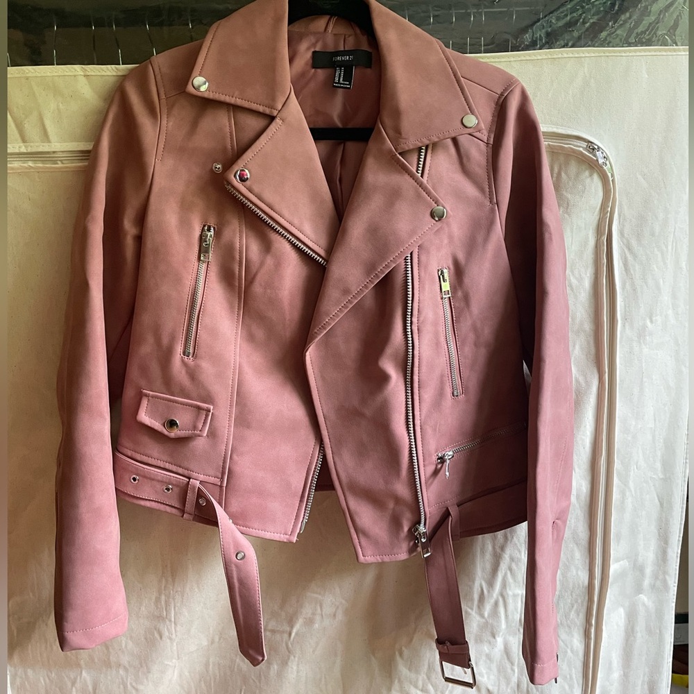 Pink Moto Jacket